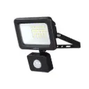 Melbury Floodlight 20W 4000K IP65 Black PIR