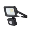 Melbury Floodlight 10W 4000K IP65 Black PIR