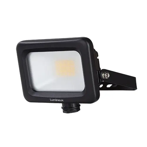 Melbury Plus Floodlight 10W 4000K IP65 Black Plug & Play 