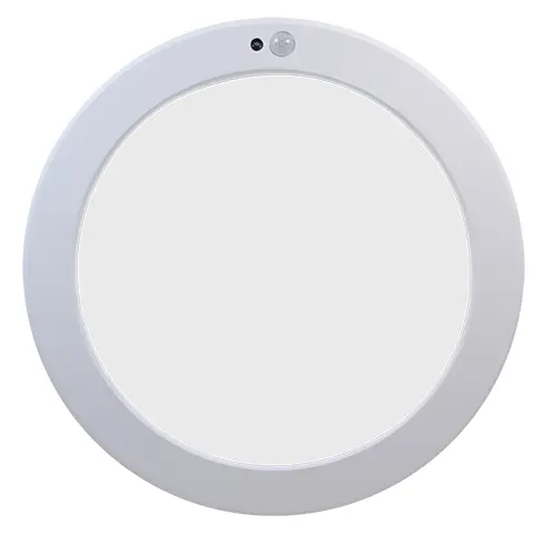Meldon Adjustable Downlight 220mm 10W/15W/18W 4000K White Integrated PIR