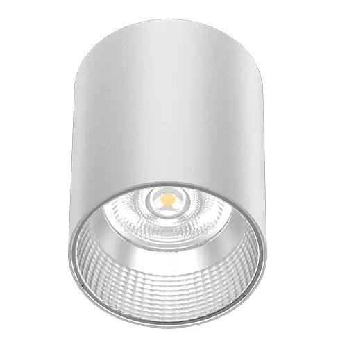Eyebrook Surface Downlight 4" 25W 4000K IP54 White Semi-Specular 60D