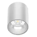 Eyebrook Surface Downlight 4" 25W 4000K IP54 White Semi-Specular 60D