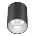 Eyebrook Surface Downlight 4" 25W 4000K IP54 Black Semi-Specular 60D