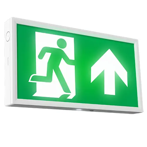 [430952-WH] Redbrook Emergency Exit Box 3.5W 6500K White E-SEL3 Emergency