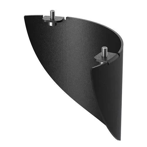 [430692] Leighton Bollard Rear Visor Black