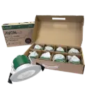 Avon One Fire Rated Downlight 5W 4000K IP65 White 60D 8 Pack