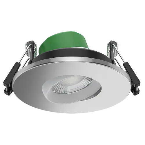 Avon Pro Fire Rated 360° Gimbal Downlight 4W/6W 4CCT IP54 Chrome 60D