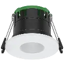 Avon Pro Fire Rated Anti Glare Downlight 6W/8W 4CCT IP65 White Insert/White Bezel 60D
