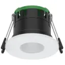 Avon Pro Fire Rated Anti Glare Downlight 6W/8W 4CCT IP65 White Insert/White Bezel 60D