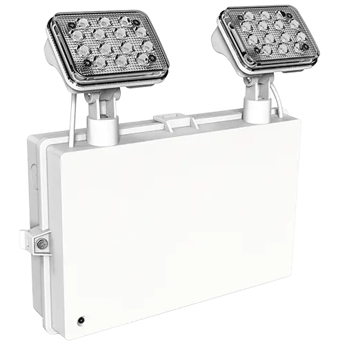 Draycote Emergency Twin Spot 2.5W 6500K IP65 White E-SEL3 Emergency