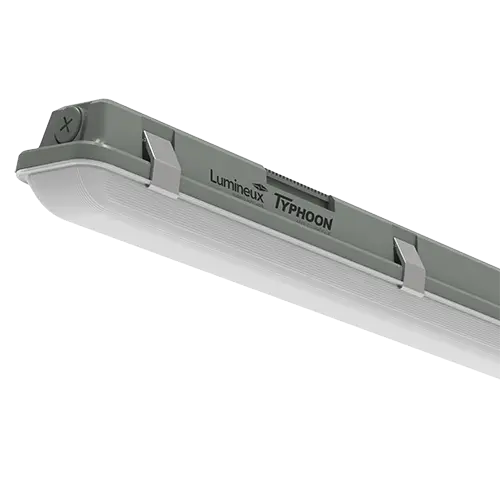Typhoon Anti-Corrosive 6ft Single 30W 4000K IP65 Grey Plug & Play 