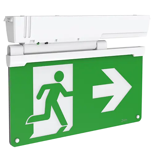 Fontburn Emergency Exit Sign 2.5W 6500K White E-SEL3 Emergency