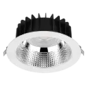 Eyebrook Lens Downlight 4" 13W 4000K IP54 White UGR Semi-Specular 60D