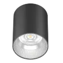 Eyebrook Surface Downlight 4" 25W 4000K IP54 Black Semi-Specular 60D