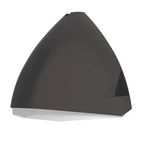 Hawkridge Wall Pack 18W/28W 3CCT Black Emergency Photocell