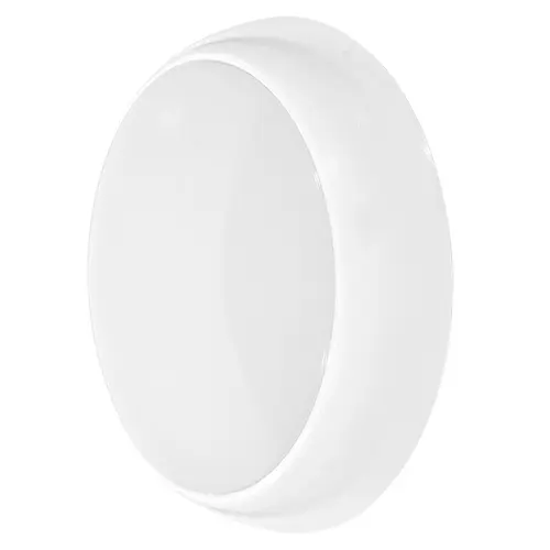 Rutland Bulkhead 12W/16W/18W 3CCT IP65 White Emergency & Microwave Step-Dim Plug & Play