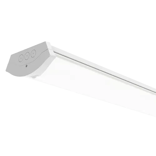truSmart Sierra Academic Batten 4ft Twin 34W 4000K White IP20 PIR E-SEL3 Emergency