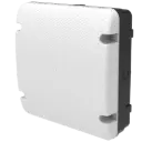 Pebley Utility Square Bulkhead 12W/16W/18W 3CCT IP65 Black Plug & Play E-SEL3 Emergency