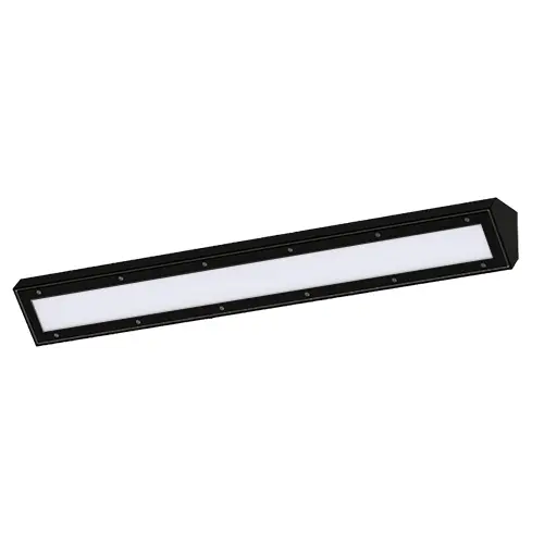 Torside Anti-Vandal Cornice Wall Light 8W/10W/12W/15W 4000K IP65 Black Nightlight