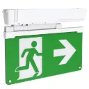Fontburn Emergency Exit Sign 2.5W 6500K White E-SEL3 Emergency with Loch Connector & flex