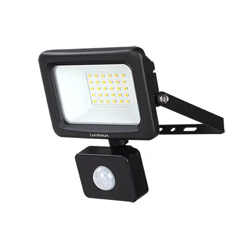 [431371-PIR] Melbury Floodlight 20W 4000K IP65 Black PIR