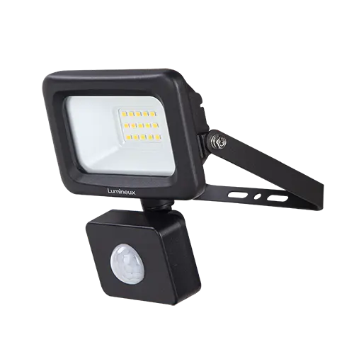 [431370-PIR] Melbury Floodlight 10W 4000K IP65 Black PIR