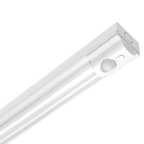 [430402-PIR] Sutton Plus Batten 4ft Single 19W 2CCT 4K/6K White Integral PIR 