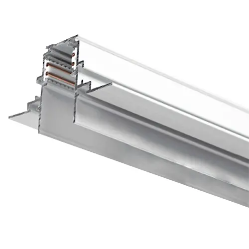 [460502-DA-WH] Belvide 240V Recessed 3 Circuit Track - Surface Mount/Pendant Mount 1M White DALI