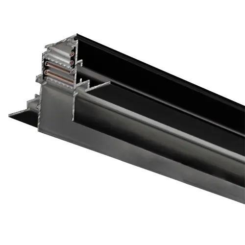 [460503-DA-BL] Belvide 240V Recessed 3 Circuit Track - Surface Mount/Pendant Mount 2M Black DALI