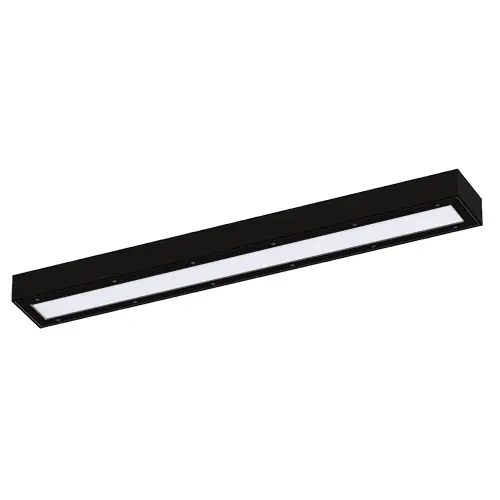 [450309-BL-M3-NL] Torside Anti-Vandal Linear Wall Light 12W/14W/17W/20W 4000K IP65 Black Emergency & Nightlight