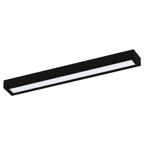 [450311-BL-M3-NL] Torside Anti-Vandal Linear Wall Light 50W/58W/61W/65W 4000K IP65 Black Emergency & Nightlight