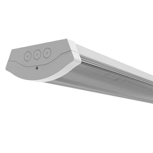 [430645-E3] Olton Academic Batten 4ft 18W/32W 4000K White UGR E-SEL3 Emergency